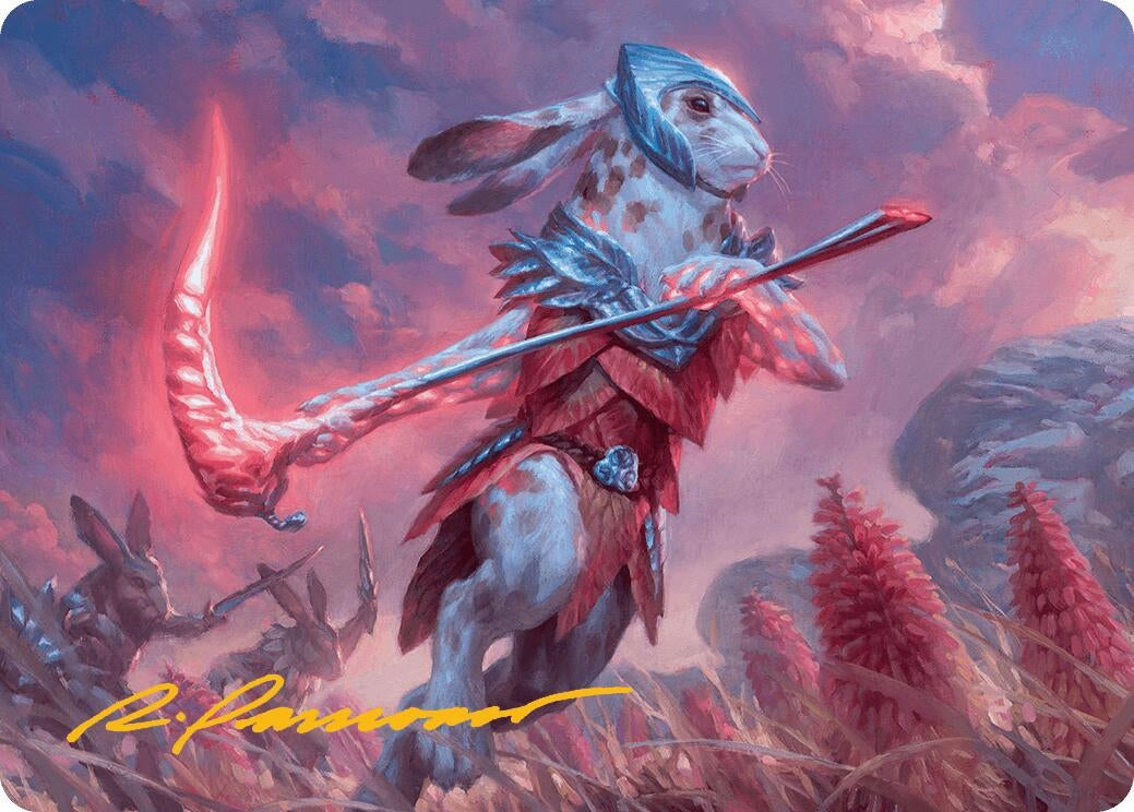 Image for Baylen, the Haymaker Art Card (Gold-Stamped Signature) (25) - Magic: The Gathering