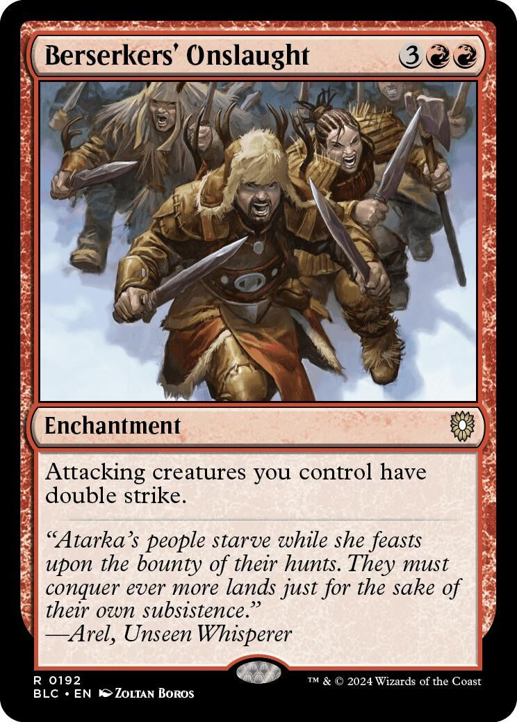 Image for Berserkers' Onslaught (192) - Magic: The Gathering