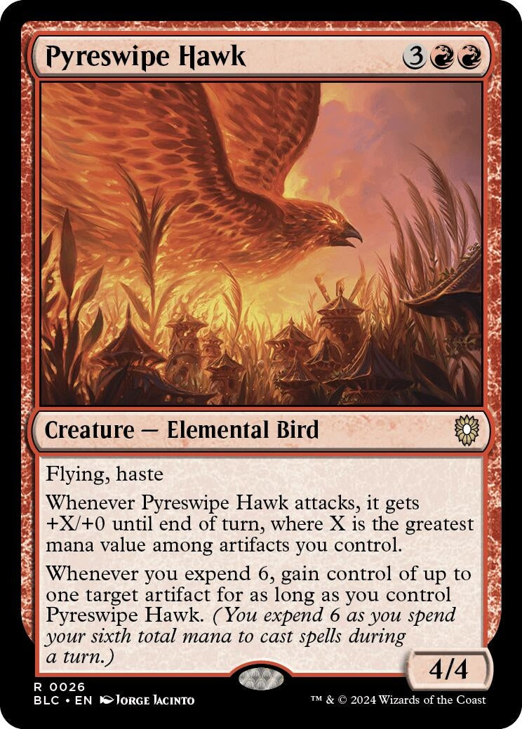 Image for Pyreswipe Hawk (26) - Magic: The Gathering