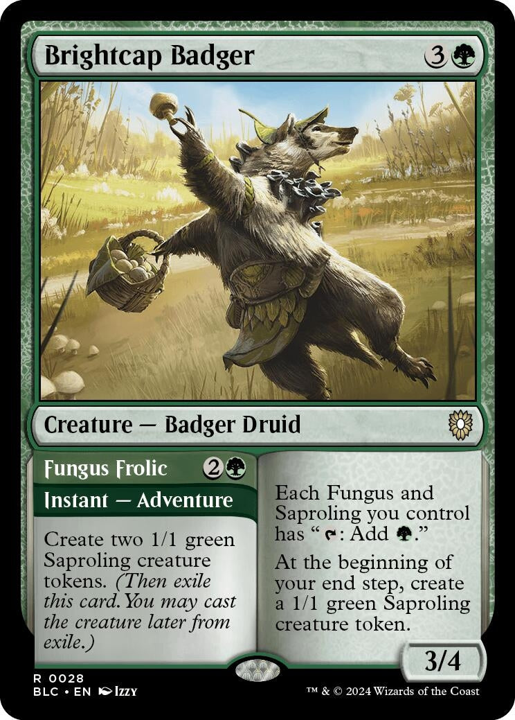 Image for Brightcap Badger (28) - Magic: The Gathering