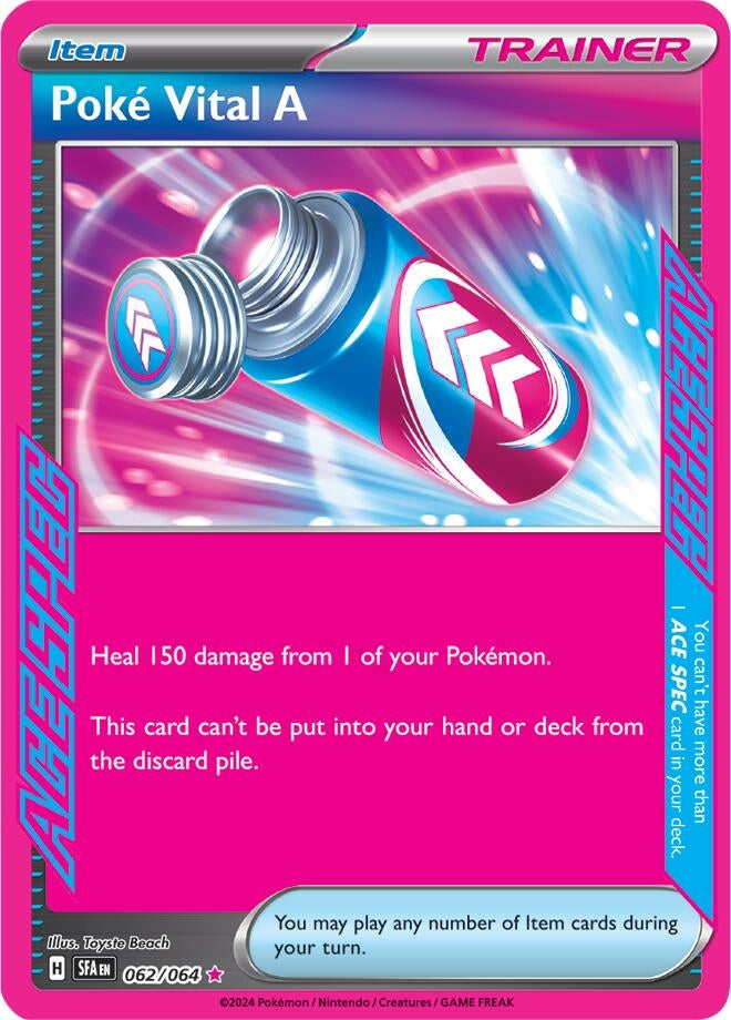 Image for Poke Vital A (062/064) - Pokemon