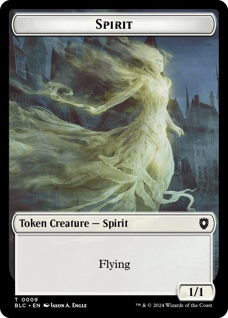 Image for Spirit // Faerie Double-Sided Token (9 // 12) - Magic: The Gathering