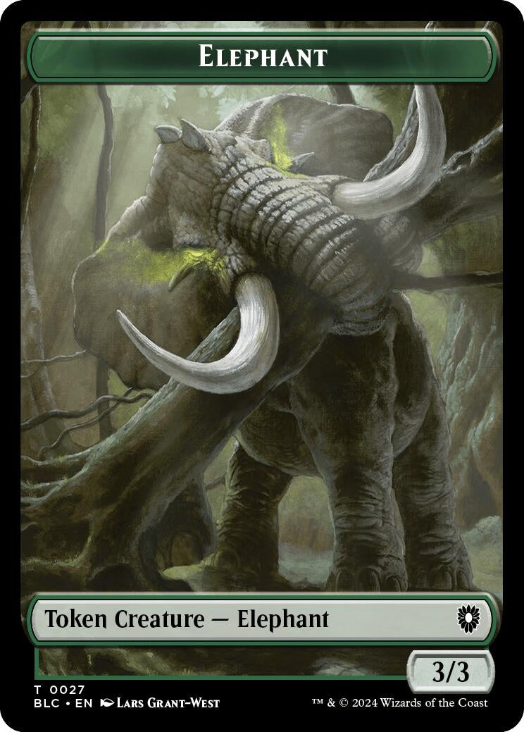 Image for Elephant // Squid Double-Sided Token (27 // 17) - Magic: The Gathering