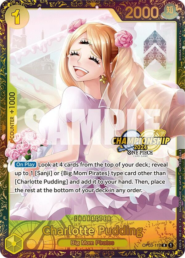 Image for Charlotte Pudding (Championship 2024) (OP03-112) - One Piece Card Game