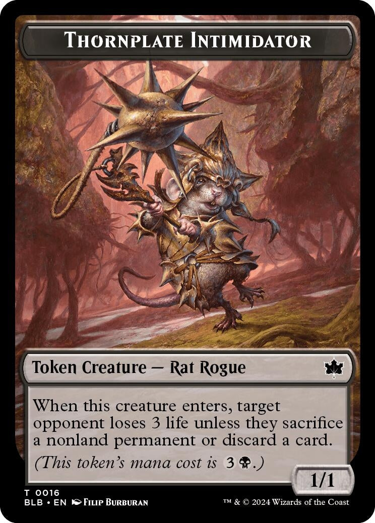 Image for Thornplate Intimidator Token (16) - Magic: The Gathering