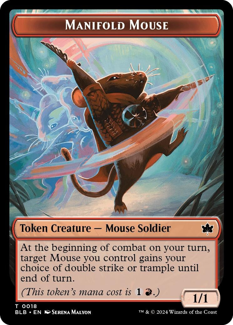 Image for Manifold Mouse Token (18) - Magic: The Gathering