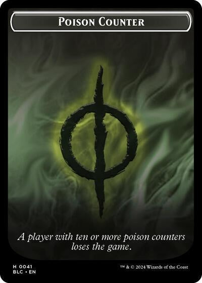 Image for Poison Counter // Rabbit Double-Sided Token (41 // 3) - Magic: The Gathering