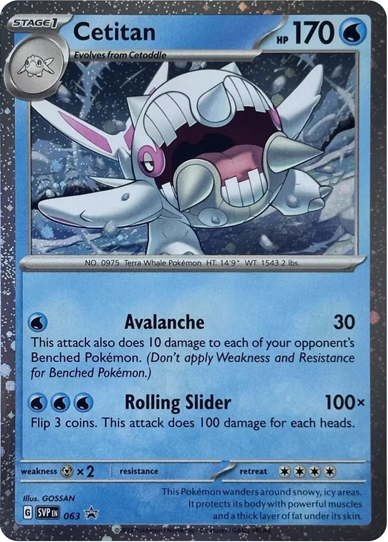 Image for Cetitan - 063 (Cosmos Holo) (063) - Pokemon