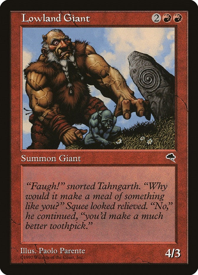 Image for Lowland Giant (187) - Magic: The Gathering