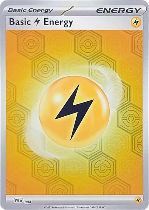 Image for Basic Lightning Energy (4) - Pokemon