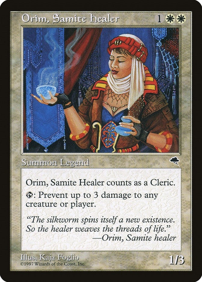 Image for Orim, Samite Healer (33) - Magic: The Gathering