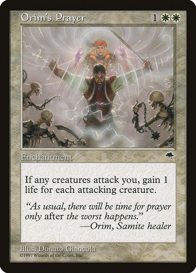 Image for Orim's Prayer (32) - Magic: The Gathering