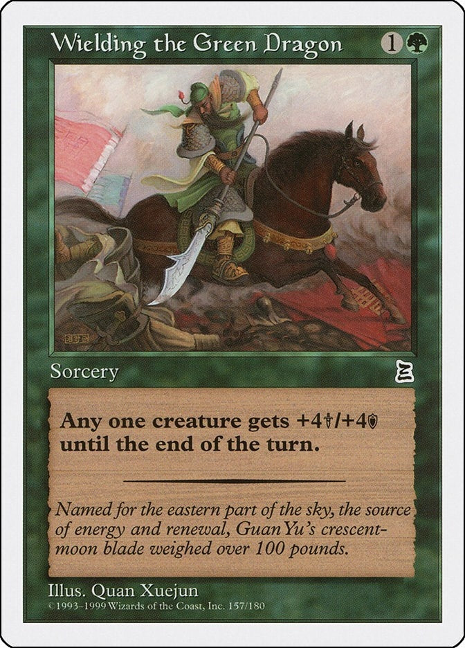 Image for Wielding the Green Dragon (157) - Magic: The Gathering