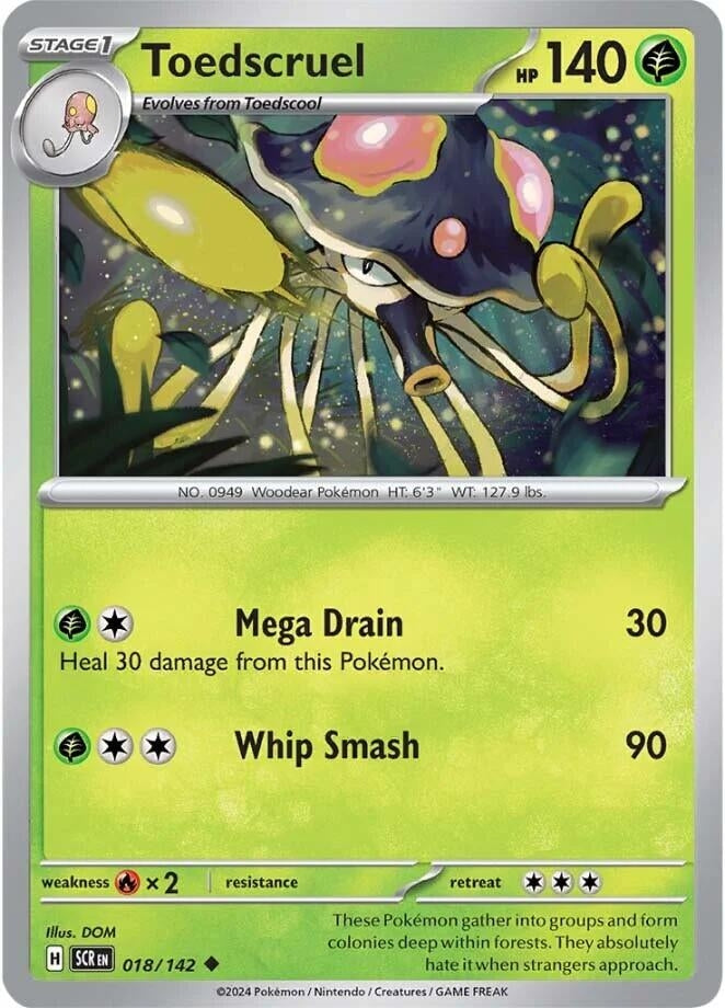 Image for Toedscruel (018/142) - Pokemon