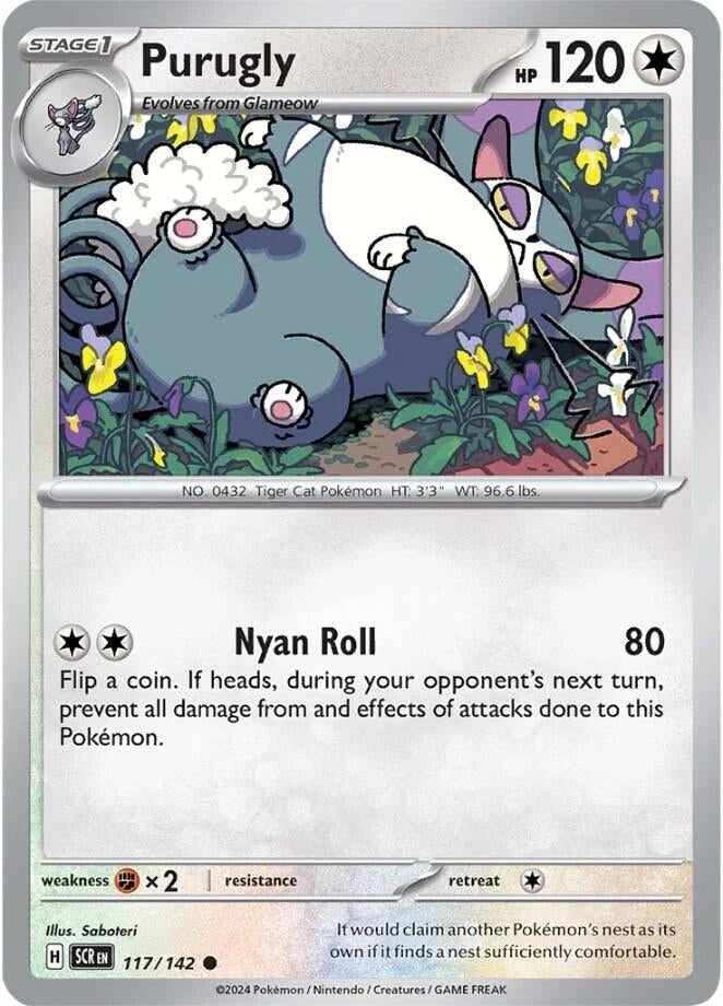 Image for Purugly (117/142) - Pokemon