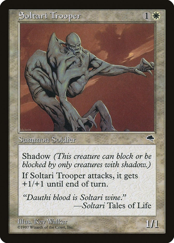 Image for Soltari Trooper (47) - Magic: The Gathering