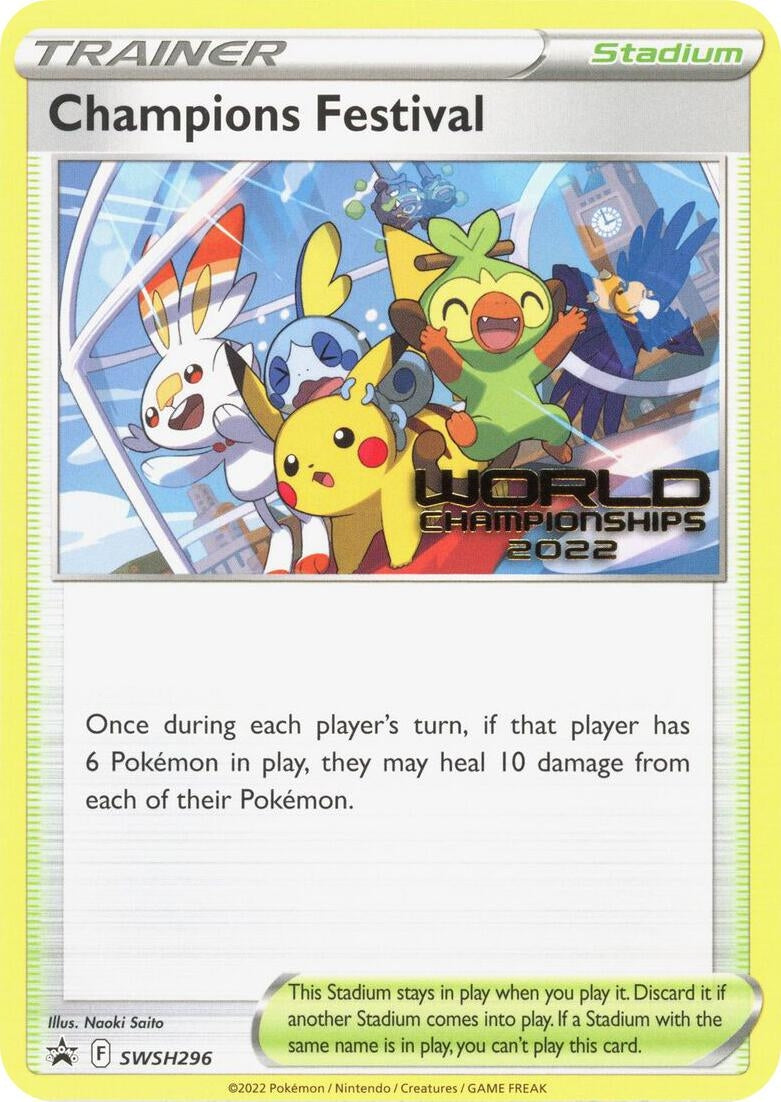 Image for Champions Festival - SWSH296 (World Championships 2022) (SWSH296) - Pokemon