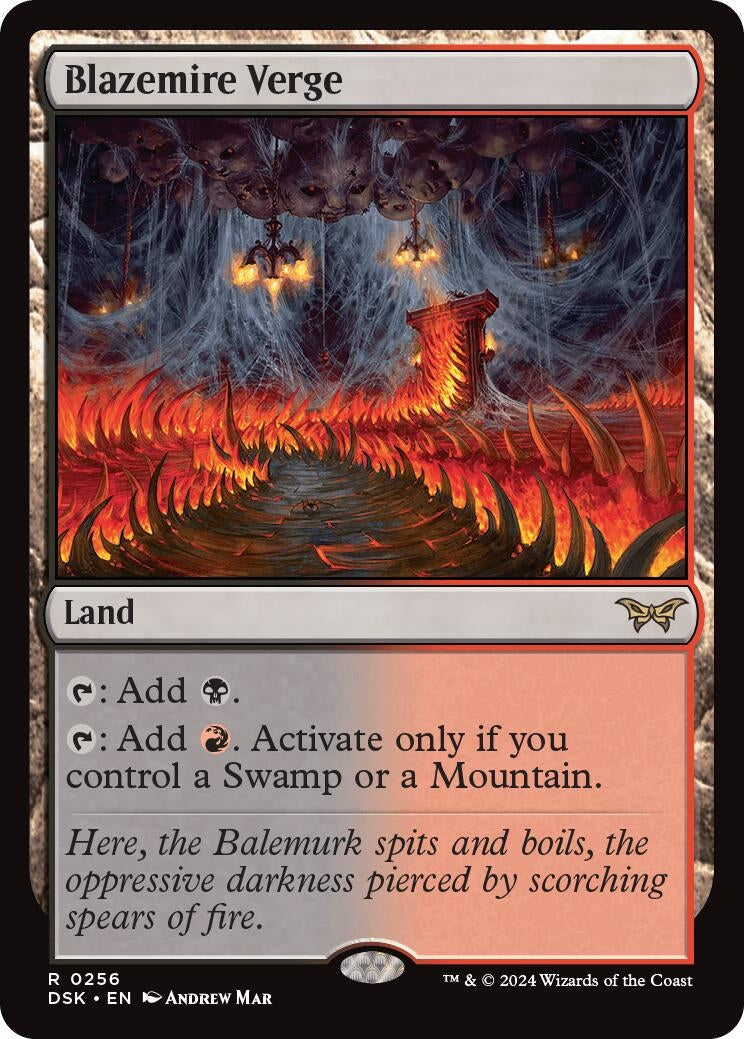 Image for Blazemire Verge (256) - Magic: The Gathering