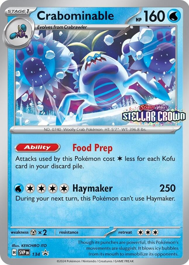 Image for Crabominable - 134 (134/142) - Pokemon
