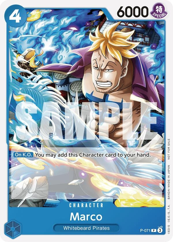 Image for Marco (Two Legends Pre-Release) (P-071) - One Piece Card Game