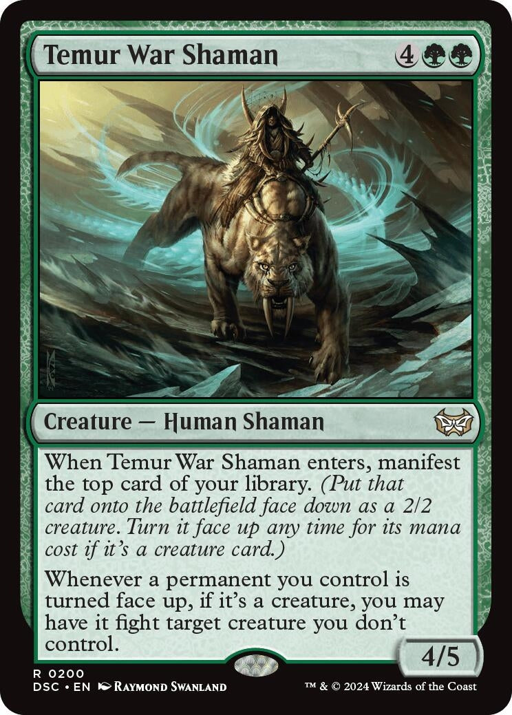 Image for Temur War Shaman (200) - Magic: The Gathering