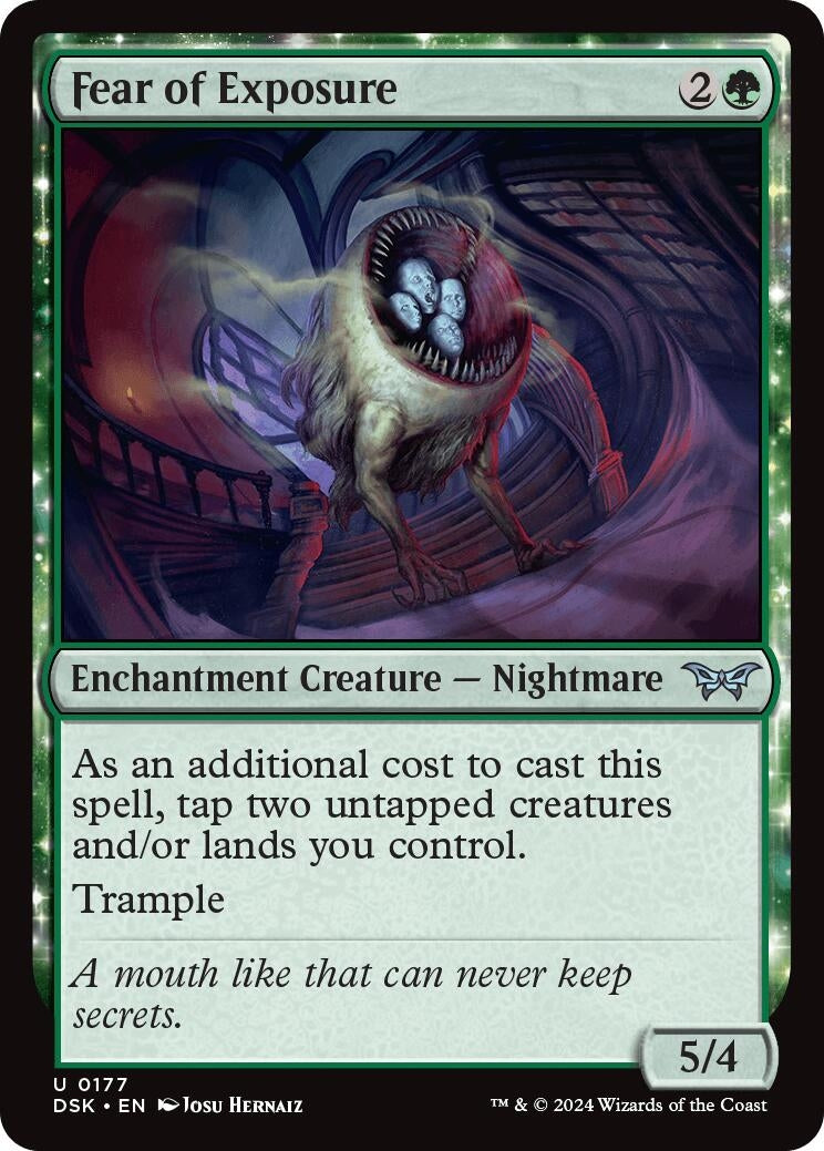 Image for Fear of Exposure (177) - Magic: The Gathering