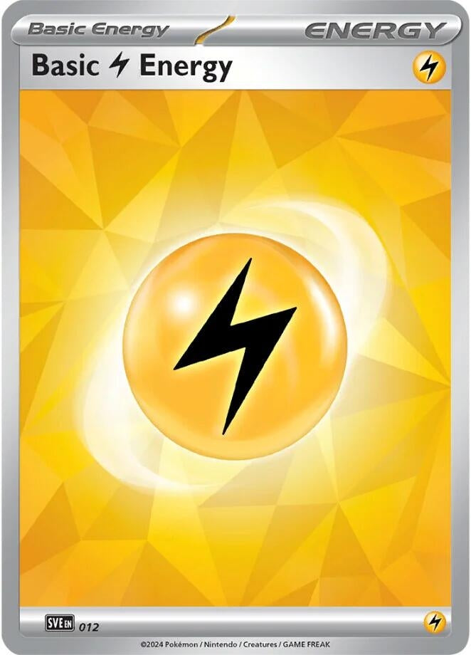 Image for Basic Lightning Energy (012) - Pokemon