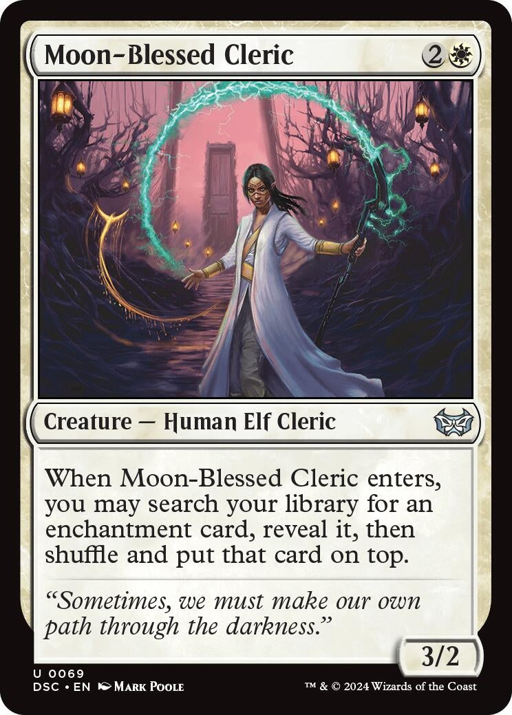Image for Moon-Blessed Cleric (69) - Magic: The Gathering
