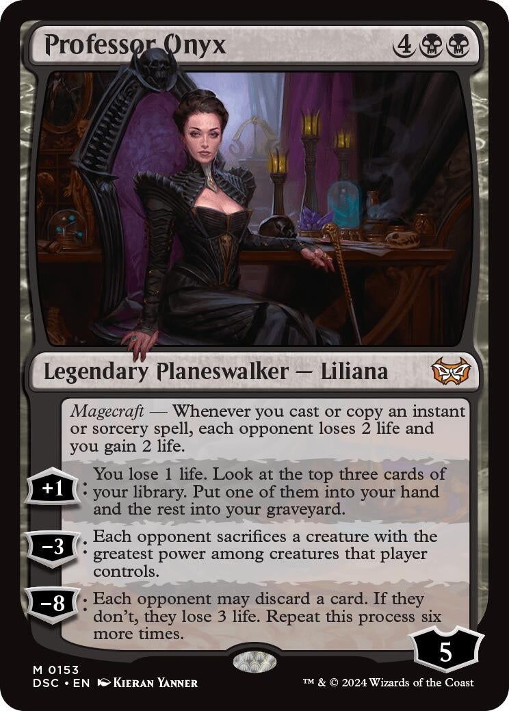 Image for Professor Onyx (153) - Magic: The Gathering