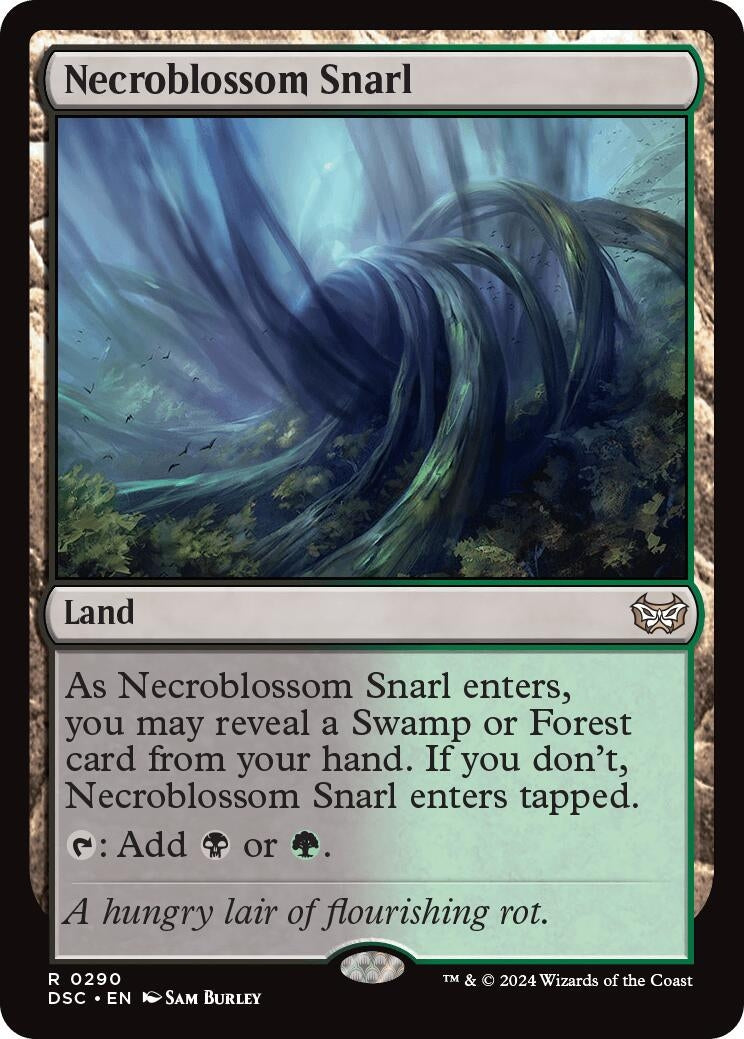 Image for Necroblossom Snarl (290) - Magic: The Gathering