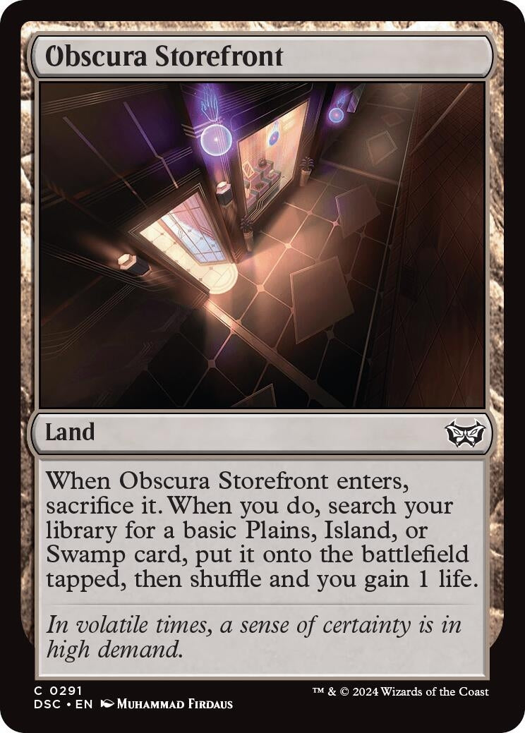 Image for Obscura Storefront (291) - Magic: The Gathering
