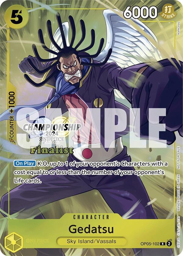 Image for Gedatsu (Championship 2024 Finalist Card Set) (OP05-102) - One Piece Card Game