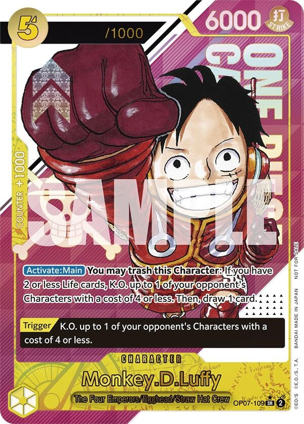 Image for Monkey.D.Luffy (CS 2024 Event Pack) (OP07-109) - One Piece Card Game