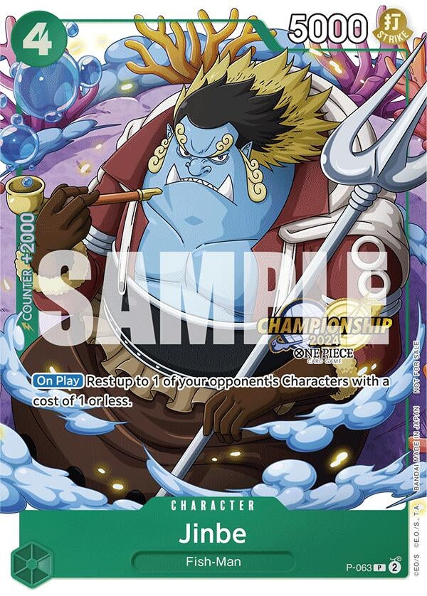 Image for Jinbe (CS 2024 Event Pack) (P-063) - One Piece Card Game