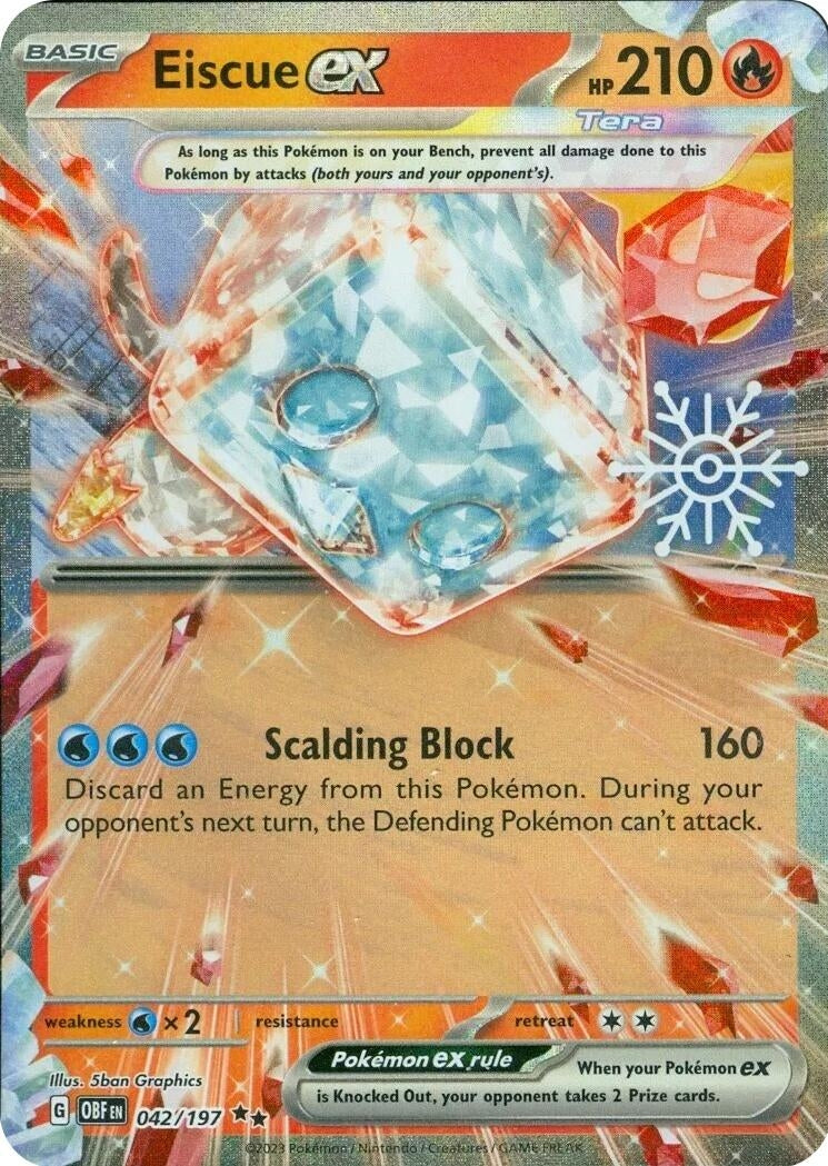Image for Eiscue ex (Holiday Calendar) (042/197) - Pokemon