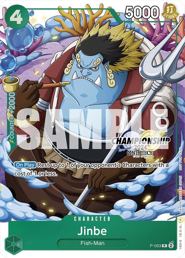 Image for Jinbe (CS 2024 Event Pack Finalist) (P-063) - One Piece Card Game