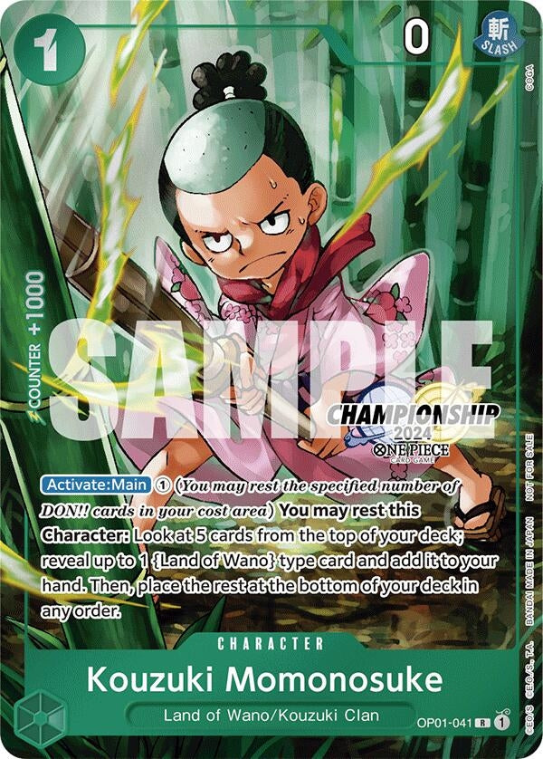 Image for Kouzuki Momonosuke (CS 2024 Celebration Pack) (OP01-041) - One Piece Card Game