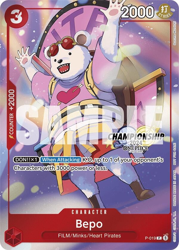 Image for Bepo (CS 2024 Celebration Pack) (P-019) - One Piece Card Game