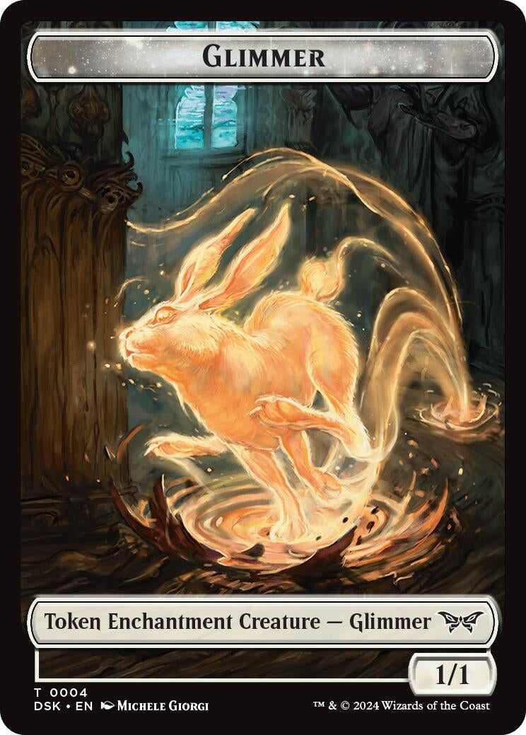 Image for Glimmer // Scarecrow Double-Sided Token (4 // 23) - Magic: The Gathering