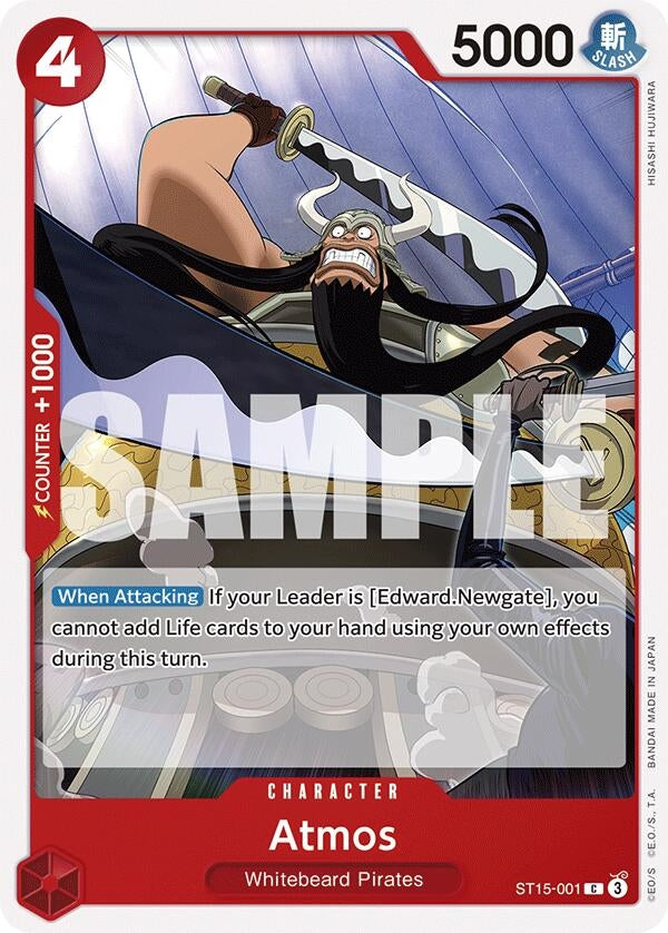 Image for Atmos (ST15-001) - One Piece Card Game