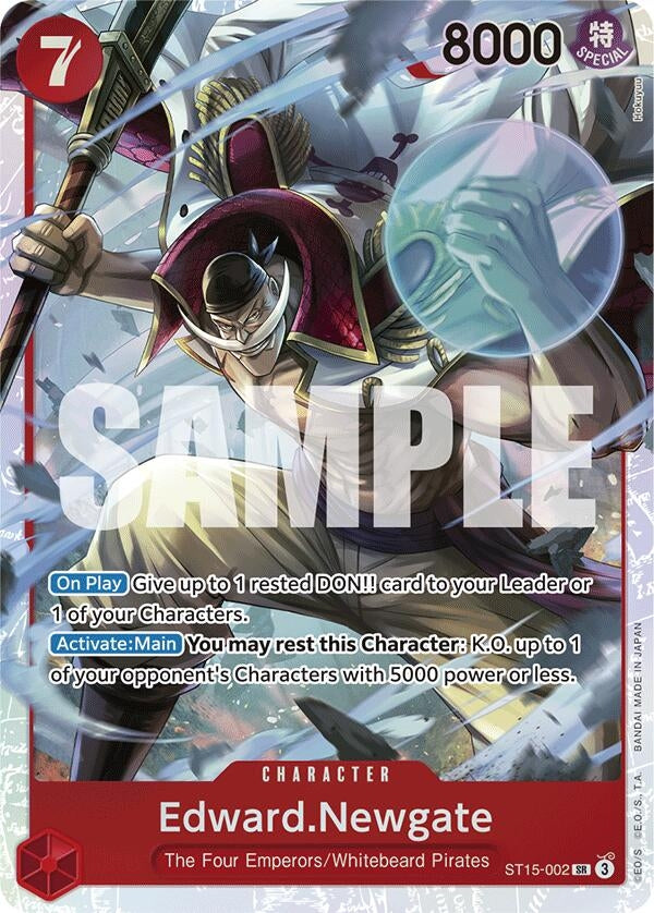 Image for Edward.Newgate (ST15-002) (ST15-002) - One Piece Card Game