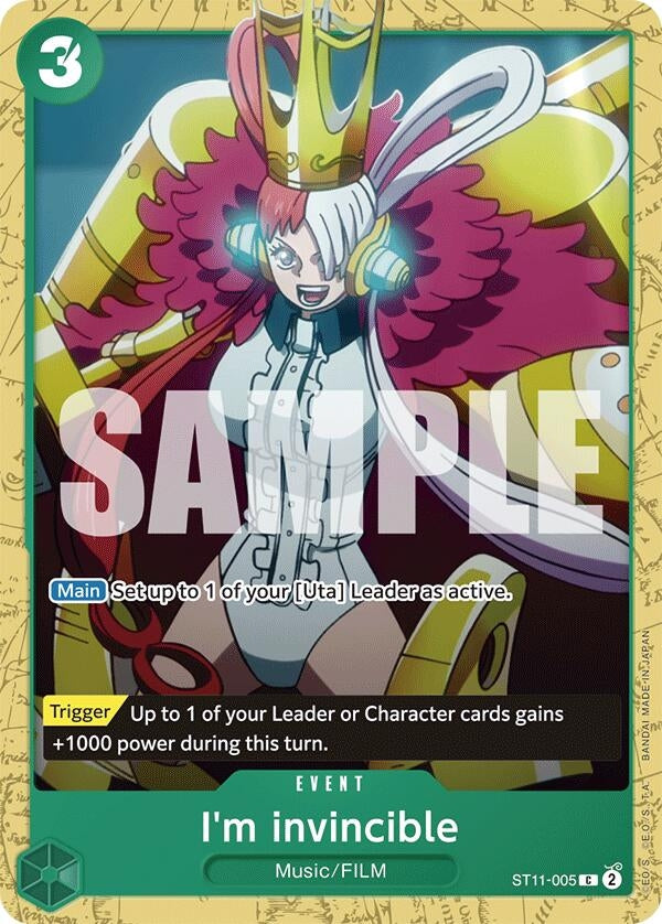 Image for I'm invincible (ST11-005) - One Piece Card Game