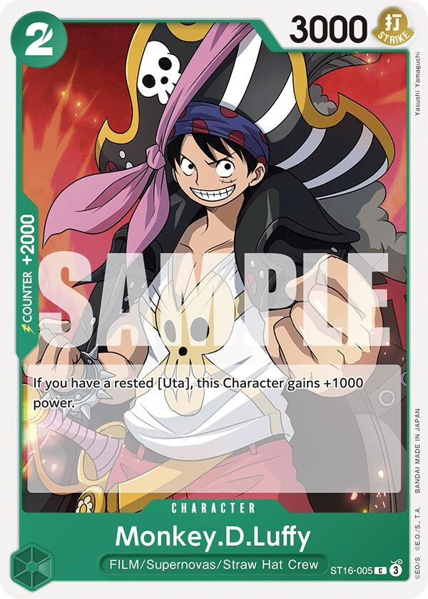 Image for Monkey.D.Luffy (ST16-005) (ST16-005) - One Piece Card Game