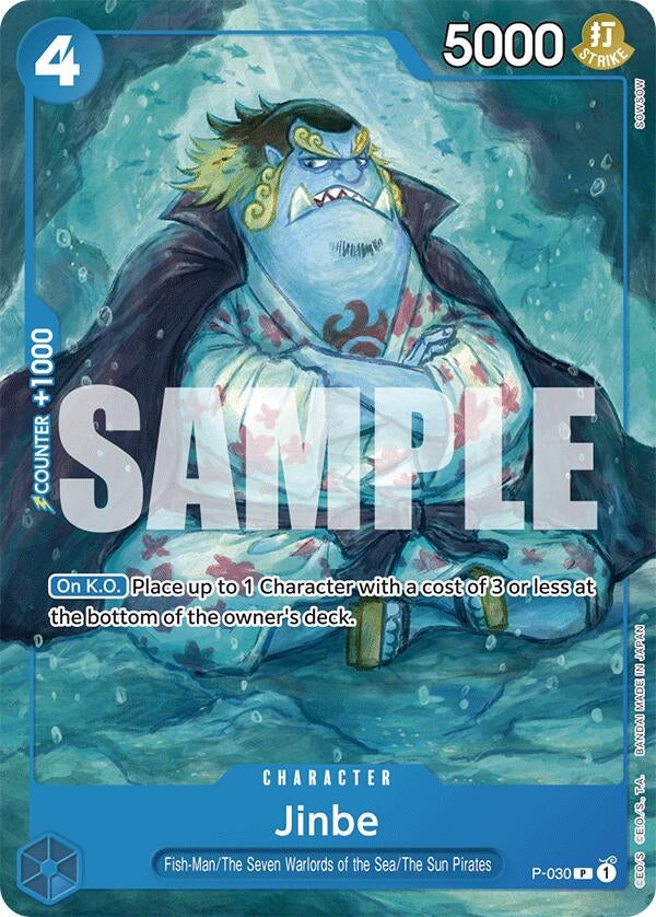 Image for Jinbe (P-030) - One Piece Card Game