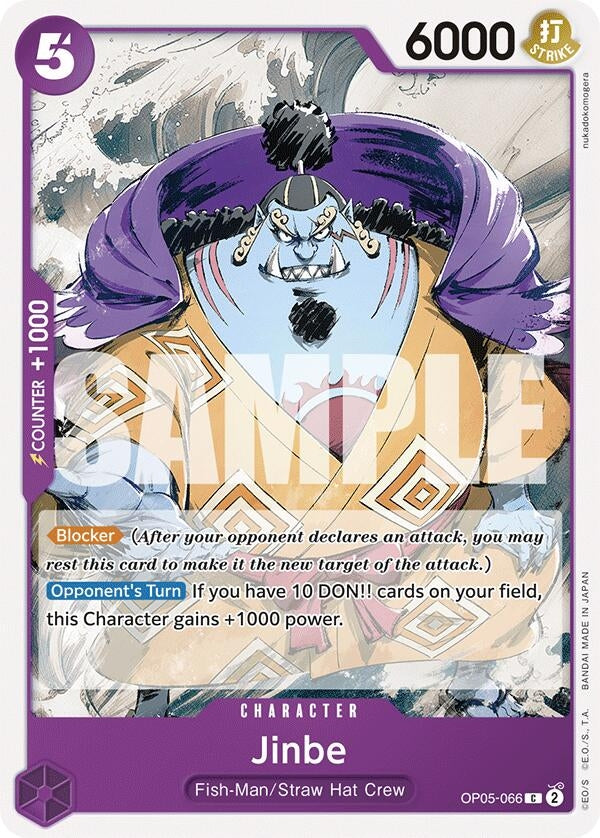 Image for Jinbe (OP05-066) - One Piece Card Game