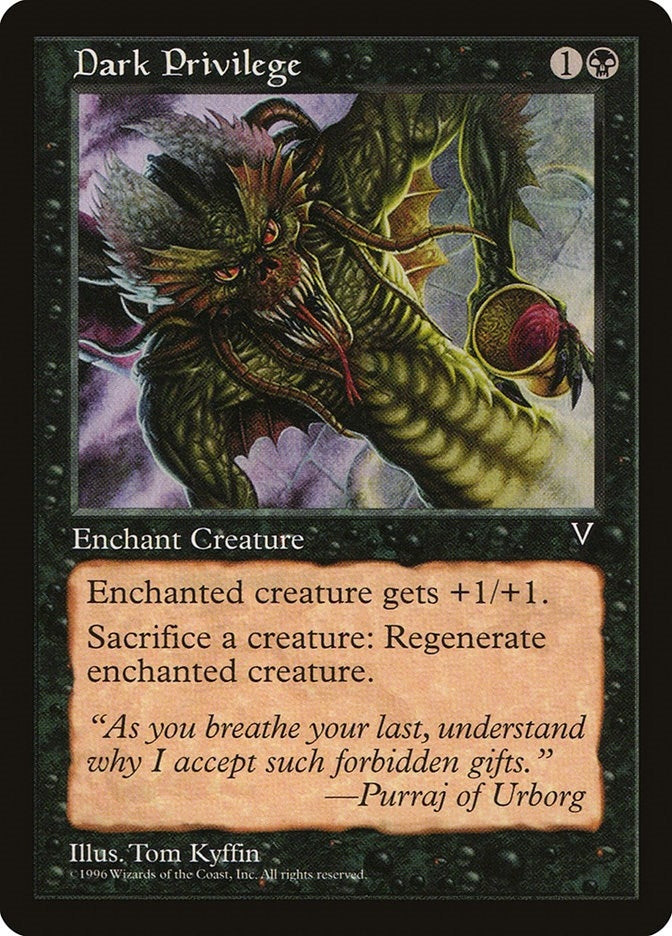 Image for Dark Privilege - Magic: The Gathering
