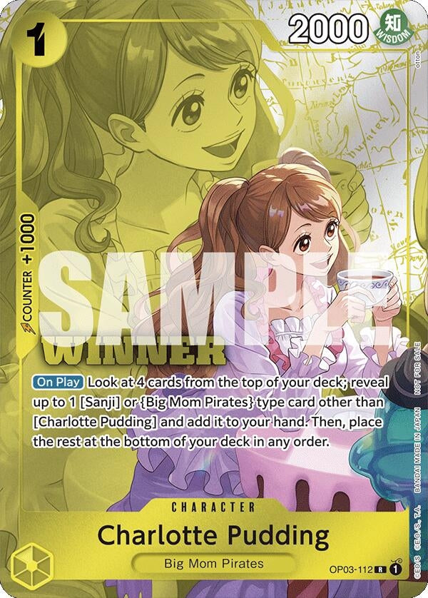 Image for Charlotte Pudding (Winner Pack 2024 Oct.-Dec.) (OP03-112) - One Piece Card Game