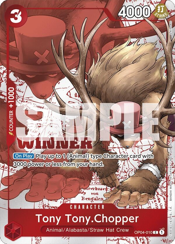 Image for Tony Tony.Chopper (Winner Pack 2024 Oct.-Dec.) (OP04-010) - One Piece Card Game