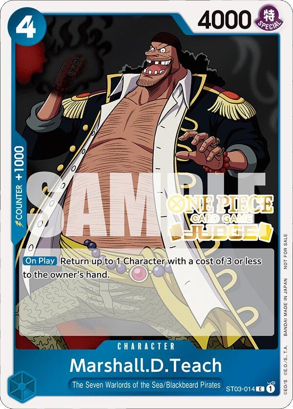 Image for Marshall.D.Teach (Judge Pack Vol. 4) (ST03-014) - One Piece Card Game