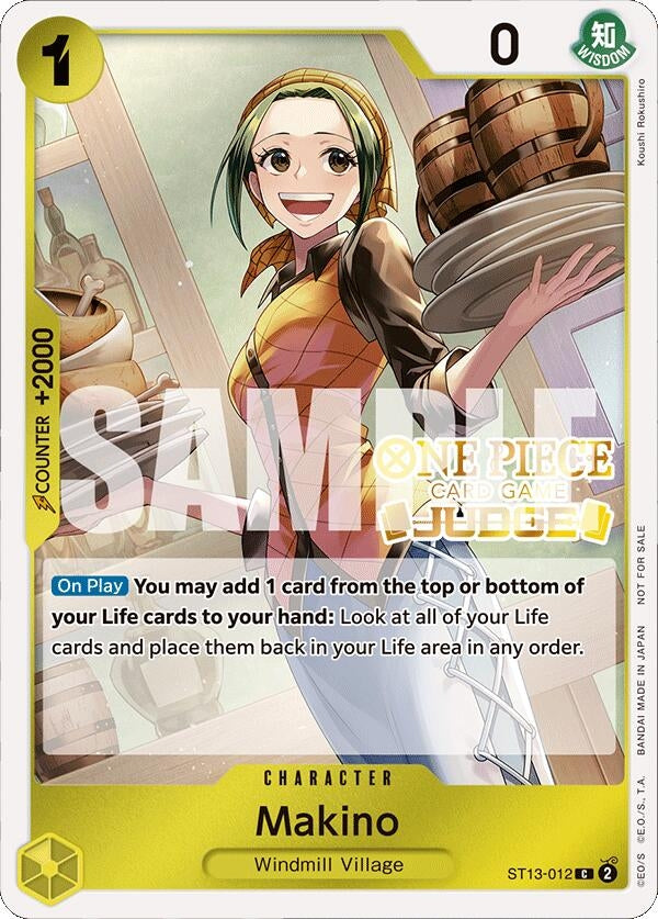 Image for Makino (Judge Pack Vol. 4) (ST13-012) - One Piece Card Game